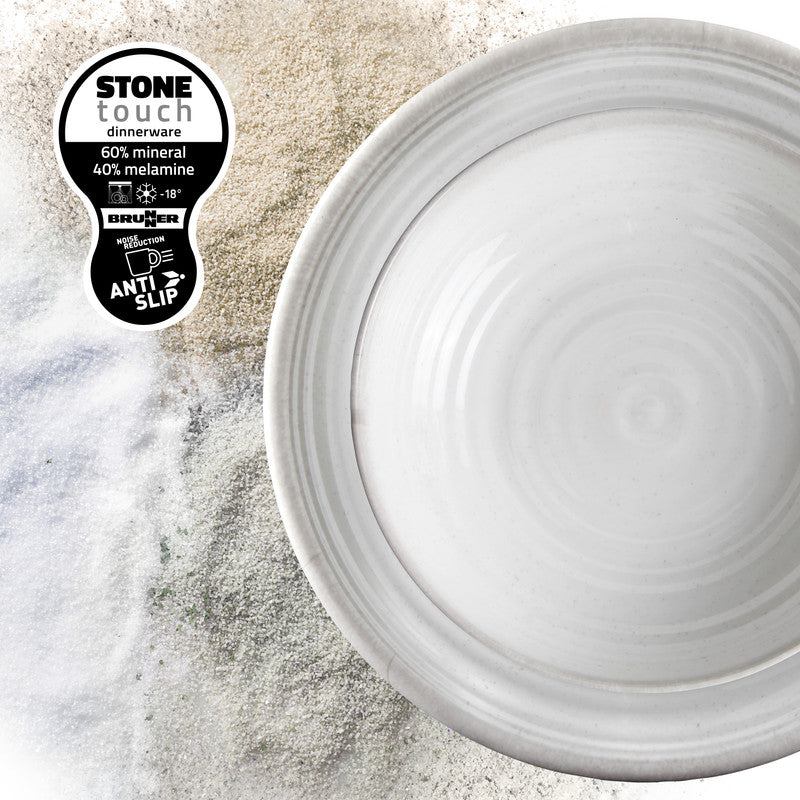 Brunner Deep plate глибокий тарілка, біла