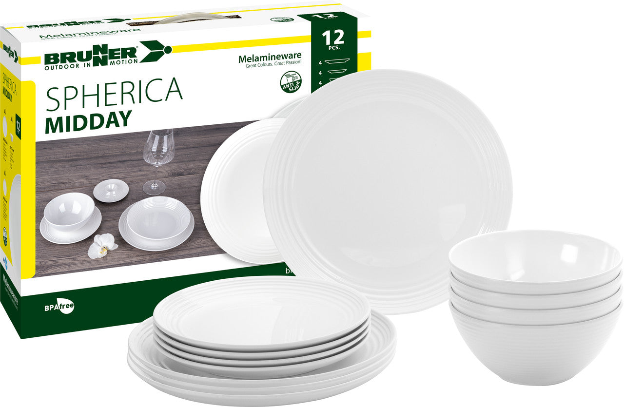 Brunner Midday Spherica набір кухонного посуду, білий