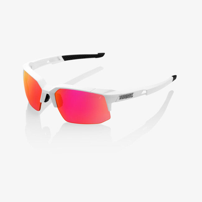100% Speedcoupe сонцезахисні окуляри Soft Tact Off White - Purple Multilayer Mirror Lens