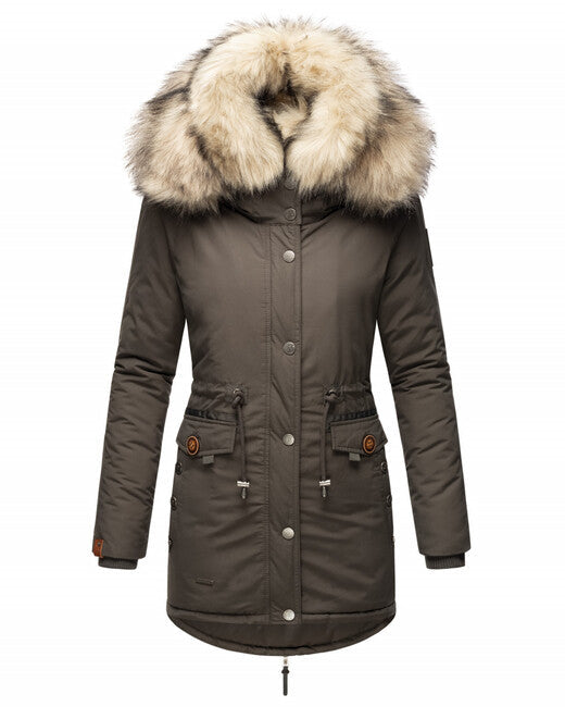 Navahoo softshell куртка зимова жіноча s з капюшоном, синя