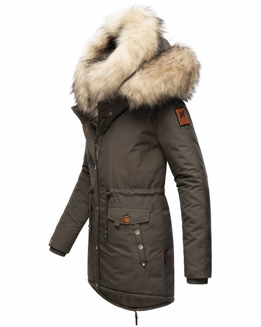 Navahoo softshell куртка зимова жіноча s з капюшоном, синя