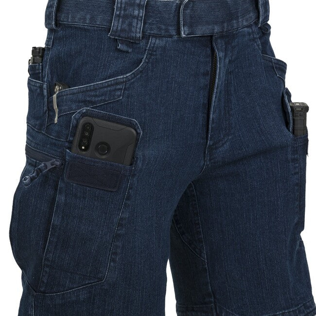 Helikon-Tex UTS короткі тактичні штани 11'' Denim Stretch, морської синій