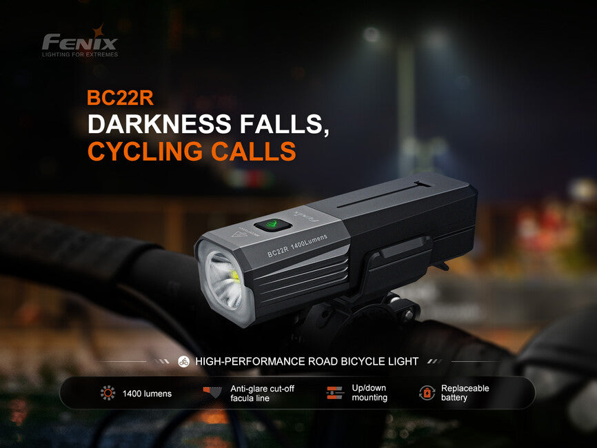 Fenix BC22R перезаряджуваний велосипедний ліхтар