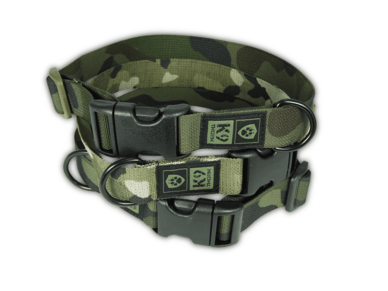 K9 Thorn ошийник 25mm, камуфляж чорний