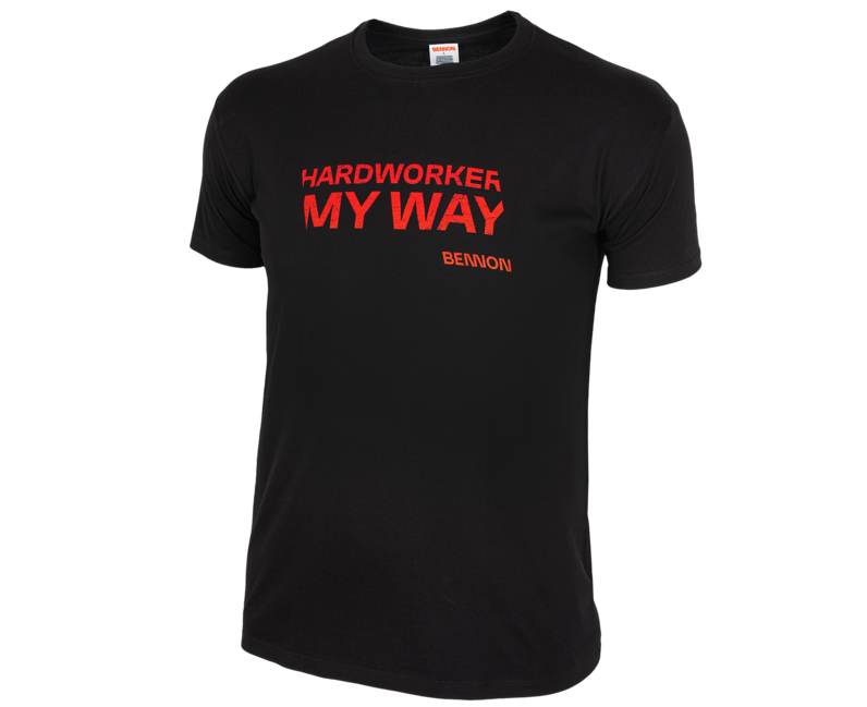 BENNON HARDWORKER футболка, чорна