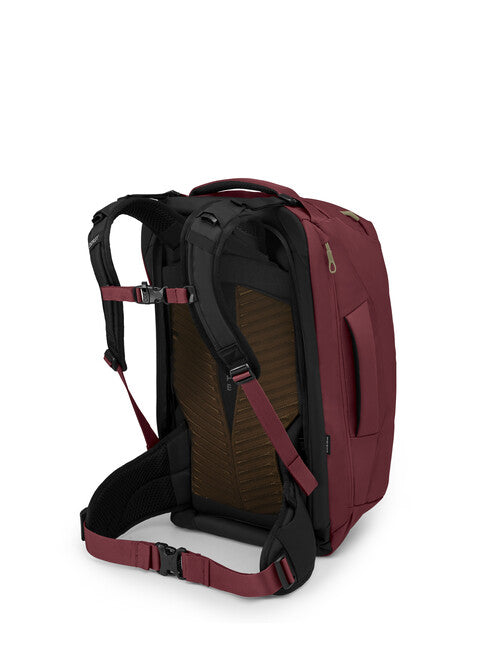 OSPREY FAIRVIEW 40 дорожний рюкзак, циркониєвий червоний