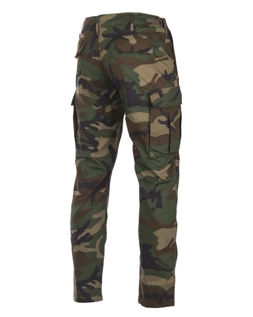Mil-Tec US BDU SLIM FIT польові штани rip-stop, вудленд
