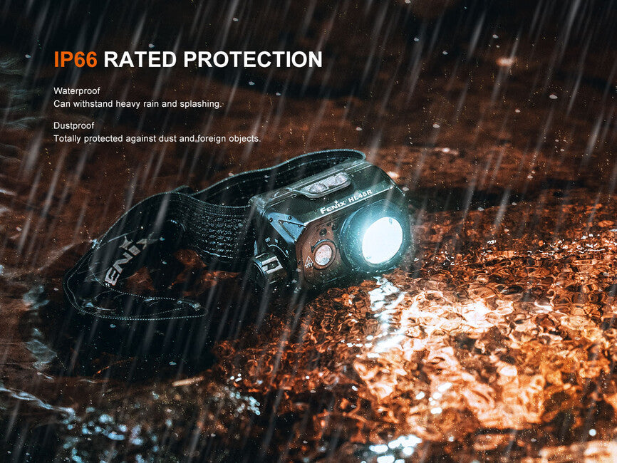 Fenix HL45R перезаряджуваний фокусований налобний ліхтар