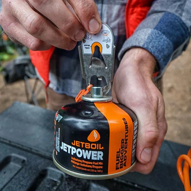 Jetboil CrunchIt™ топливного картриджа переробки інструмент для проколювання порожніх картушів