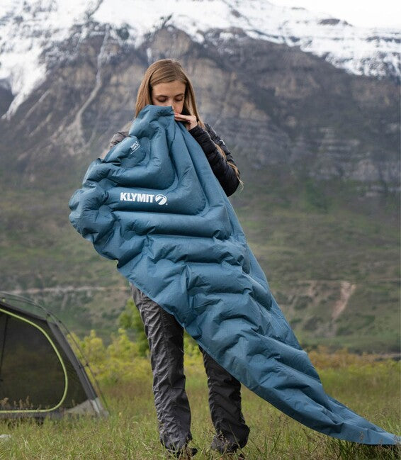 Klymit Static V Luxe SL каремат, синій