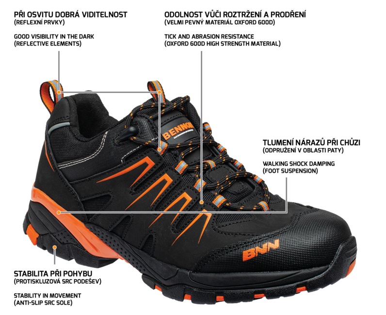 BENNON Orlando XTR O2 NM робочі черевики Low