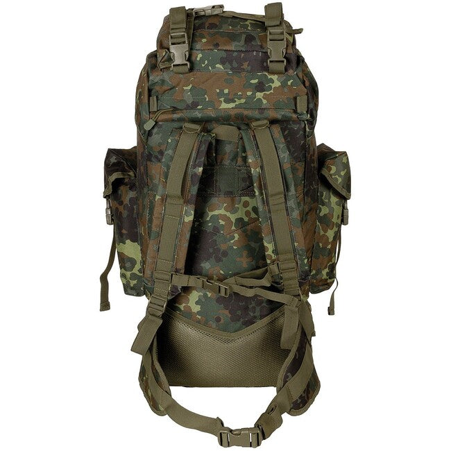 MFH MOLLE рюкзак 65L, алюмінієва штанга, BW камуфляж