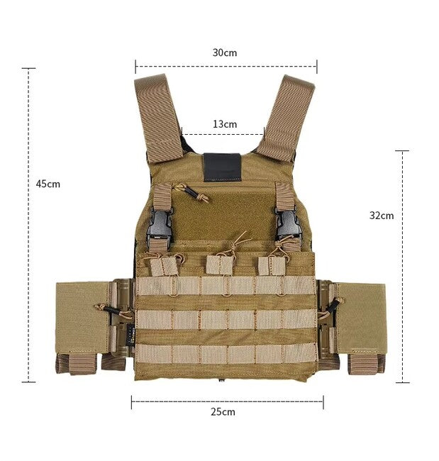 DRAGOWA Tactical Lightning жилет тактичний, койотовий коричневий