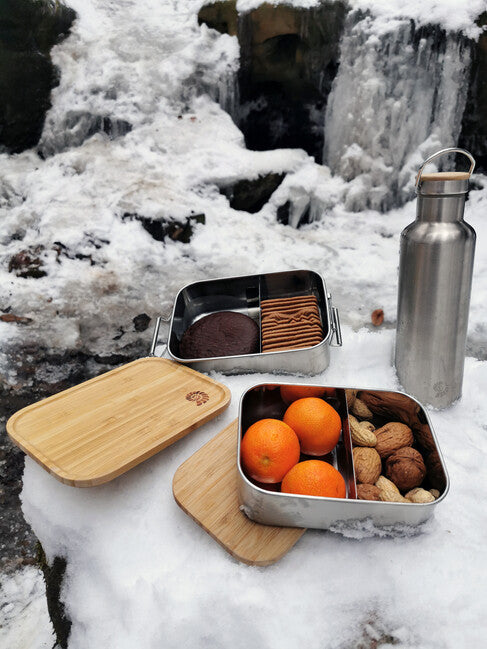 Origin Outdoors Bamboo-Clip ланчбокс з нержавіючої сталі 1,2 л