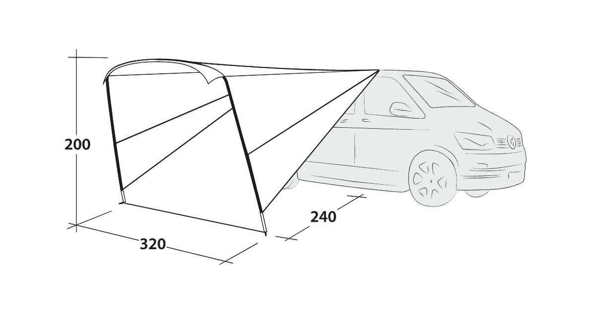 Outwell Touring Canopy намет-тент для автомобіля