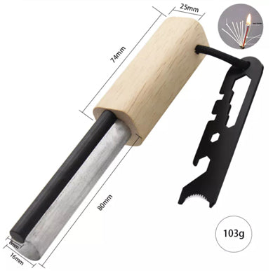 Origin Outdoors Firesteel кремень 2 в 1, коричневий
