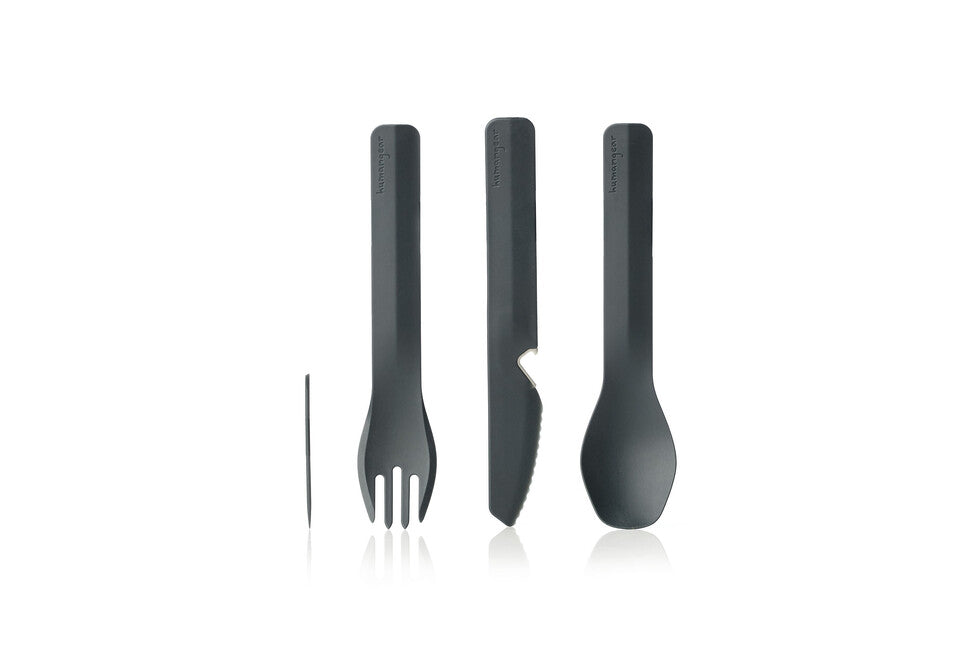 Humangear GoBites TRIO столові прилади, сірі