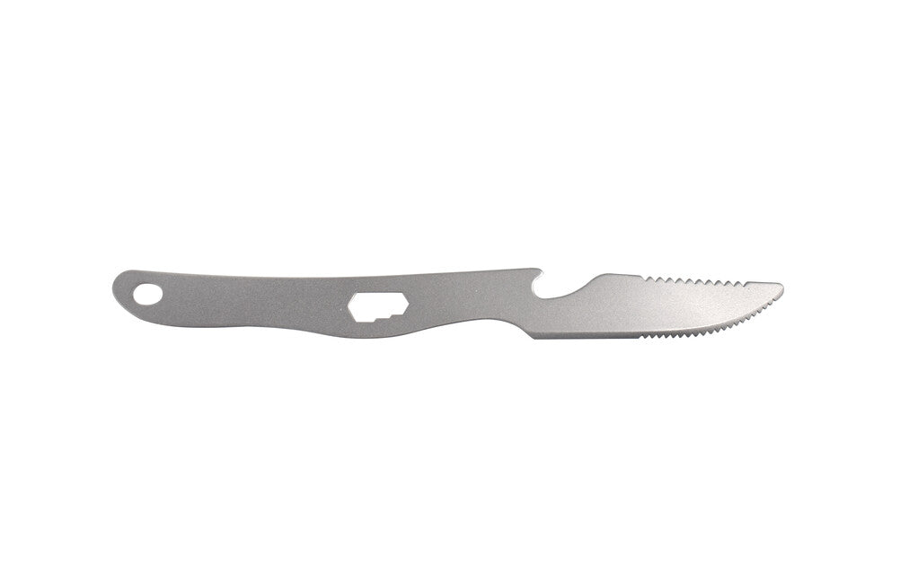 Origin Outdoors Titanium Recent титанова сукупність приборів 3-частинна з відкривачем для пляшок і ключем