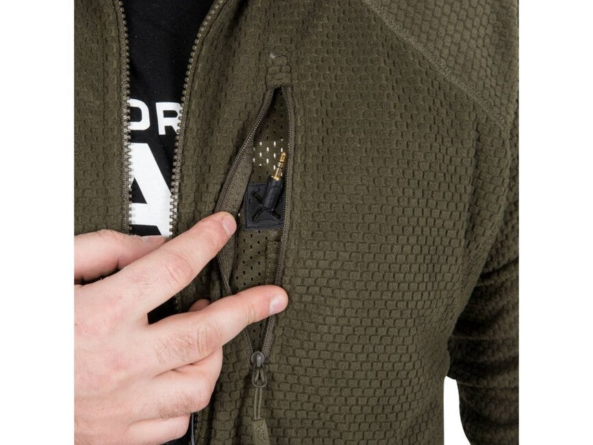 Helikon-Tex Alpha Tactical флісова куртка 630g, темно-сірий