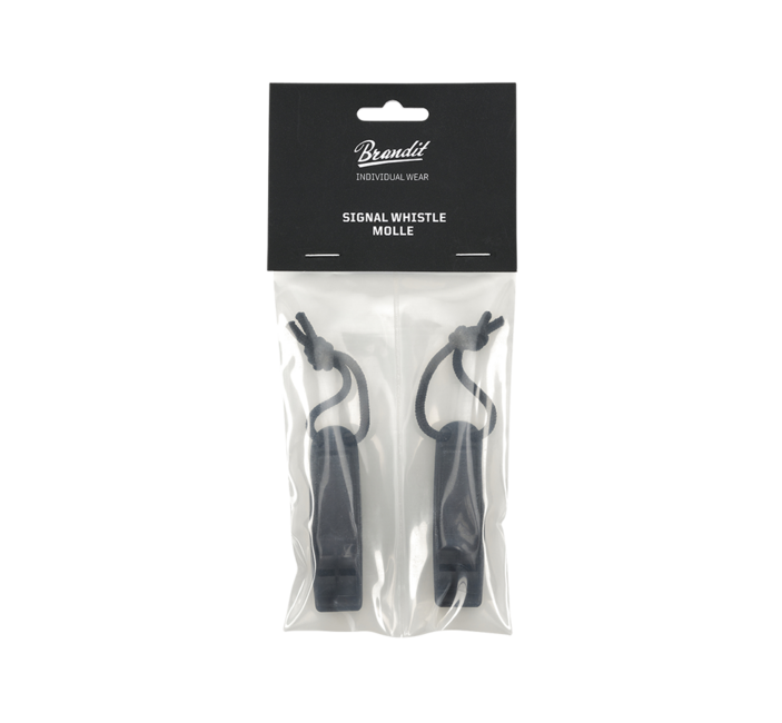 Brandit MOLLE сигнальний свисток 2 pack, чорний