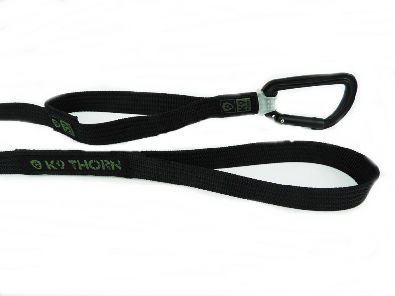 K9 Thorn Express повідець із 2 ручками 100см, чорний