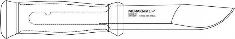 Mora of Sweden Outdoor 2000 ніж, оливковий