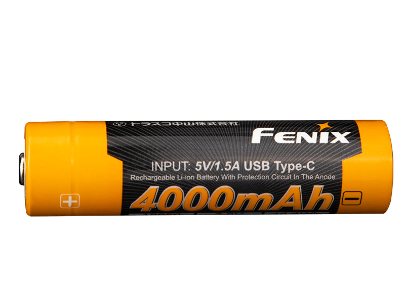 Fenix 18650 перезаряджана USB-C батарея 4000 mAh (Li-Ion)
