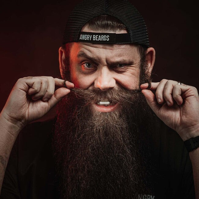 ANGRY BEARDS Beardroids харчова добавка - вітаміни для росту вус 60 шт.