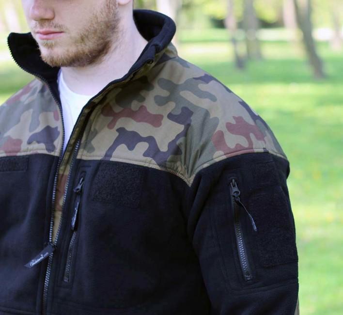 Helikon-Tex Infantry софтшел куртка, чорна woodland, 330g/m2