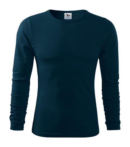 Malfini Fit-T футболка з довгим рукавом 160g/m2, темно-синя