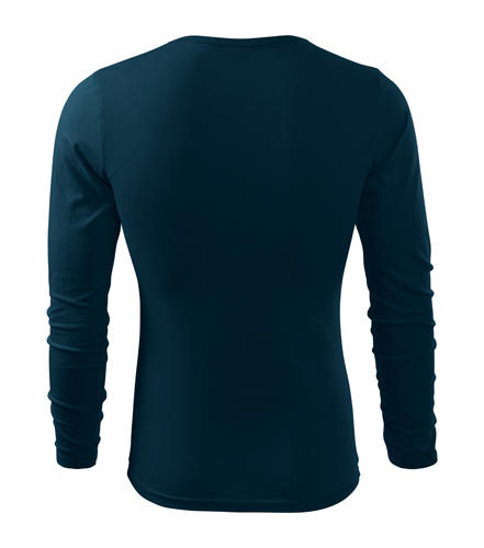 Malfini Fit-T футболка з довгим рукавом 160g/m2, темно-синя