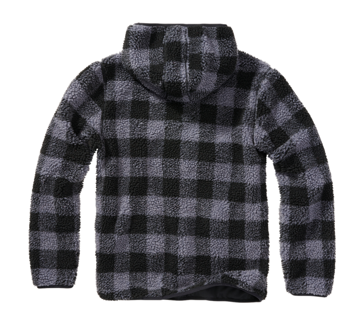 Brandit Teddyfleece Worker флісовий светшот, чорна/сіра