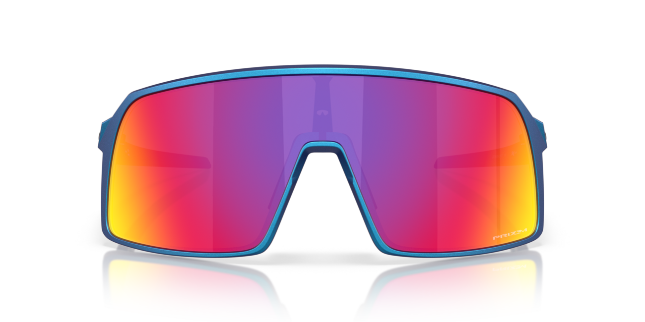 Oakley SUTRO сонячні окуляри з оправою матово-блакитна/синя з ефектом переливу та лінзами Prizm Road, сталеві