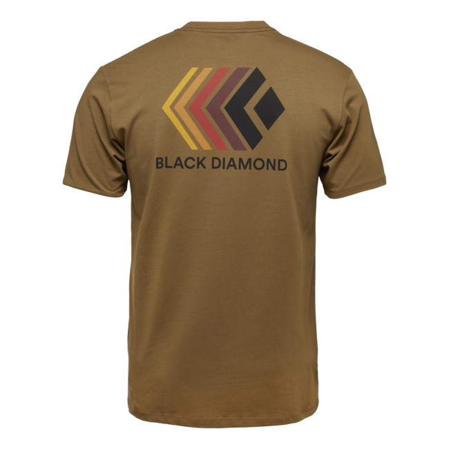 Black Diamond Faded футболка чоловіча з коротким рукавом, темний карі