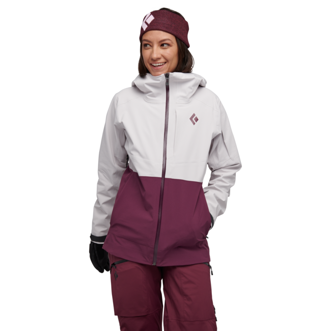 Black Diamond Recon Stretch Ski Shell лижна куртка жіноча, льодяна рожева-ожина