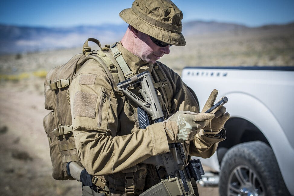 Helikon-Tex All Round Tactical рукавиці, койотовий коричневий / адаптивний зелений