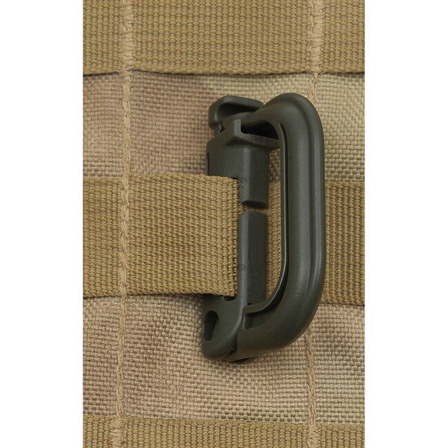 MFH MOLLE карабін пластиковий, OD зелений, 2 шт.