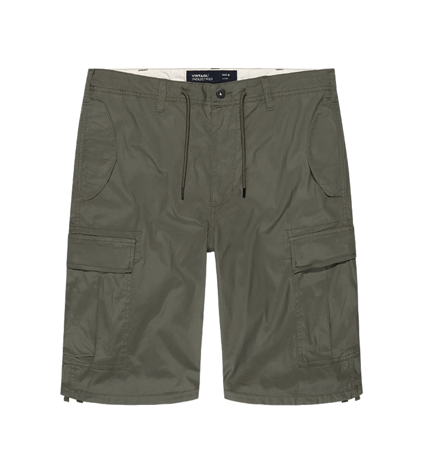 Vintage Industries Porter cargo šortky, misty olive