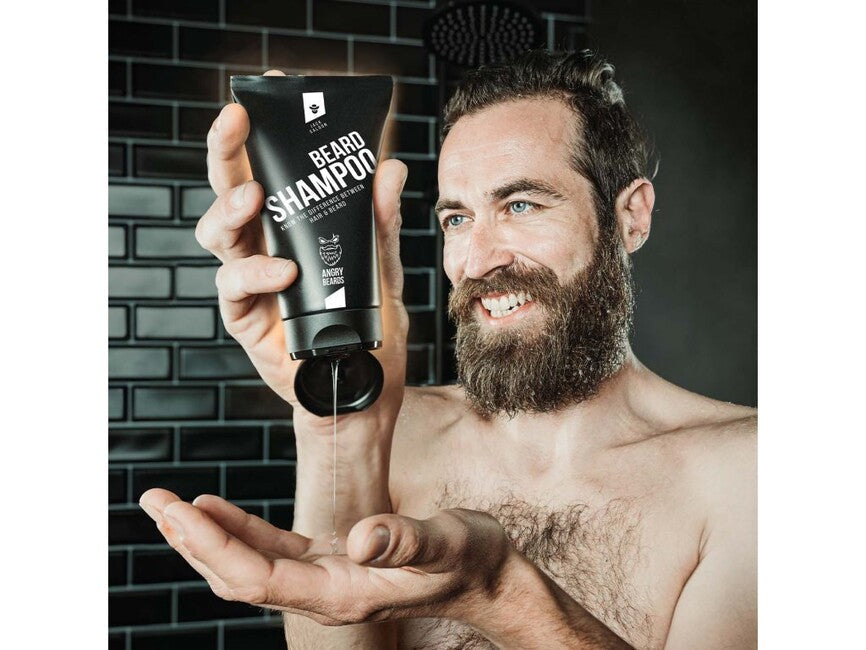 ANGRY BEARDS Jack Saloon шампунь для бороди та вусів, 150 ml