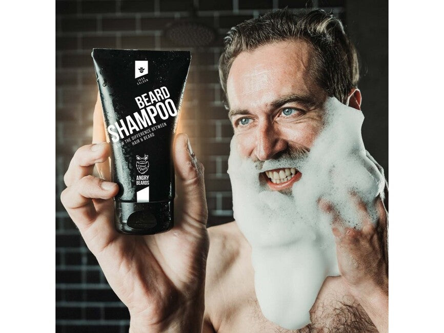 ANGRY BEARDS Jack Saloon шампунь для бороди та вусів, 150 ml