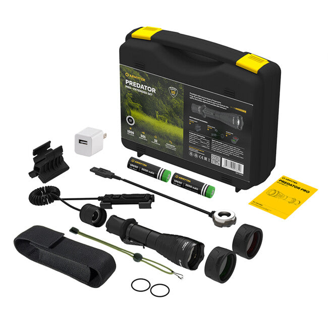 ArmyTek Predator Pro Magnet USB Extended set тактичний, теплий білий