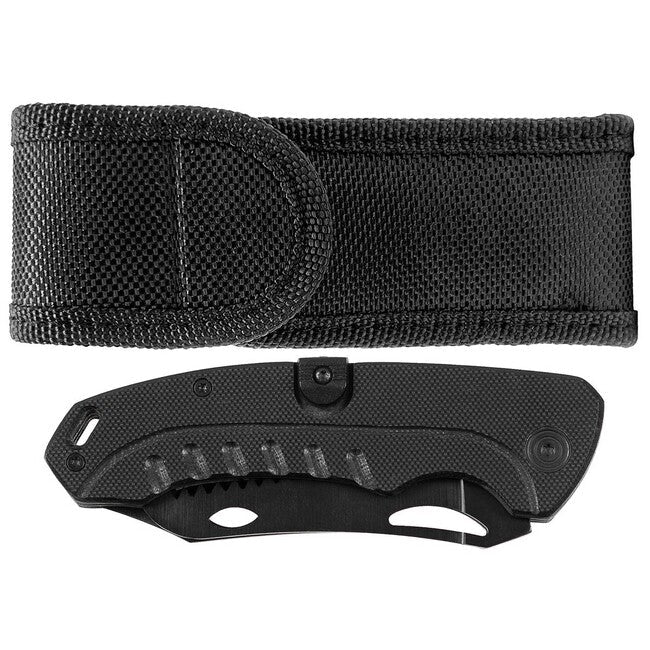 Fox Outdoor Jack односторонній ніж 2 в 1, чорний, рукоять G10