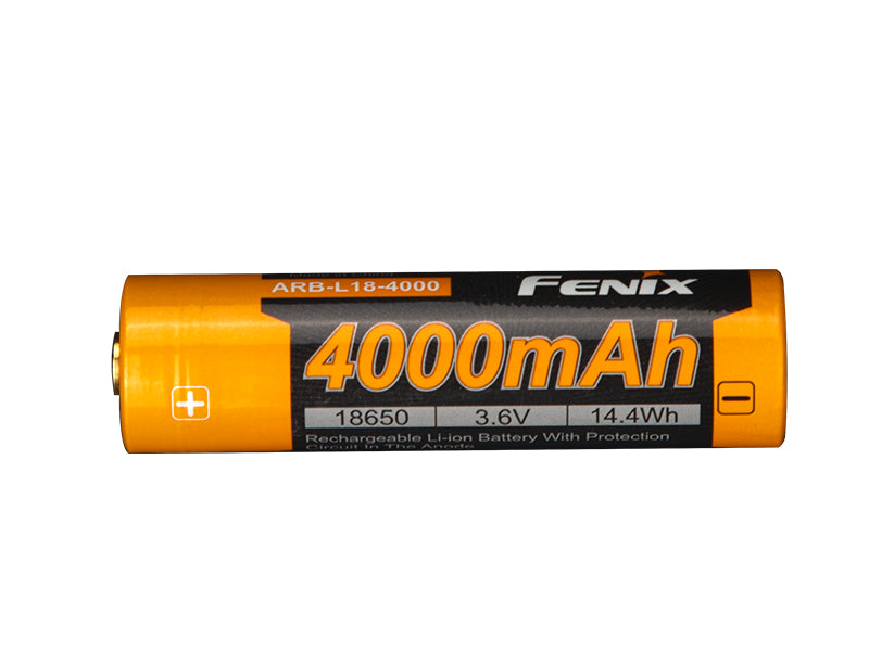 Fenix батарея акумуляторна 18650 4000 mAh (Li-Ion)