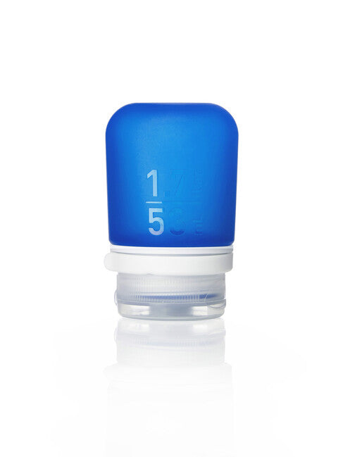Humangear GoToob+ силіконова дорожна пляшка, темно-синя, 53 ml