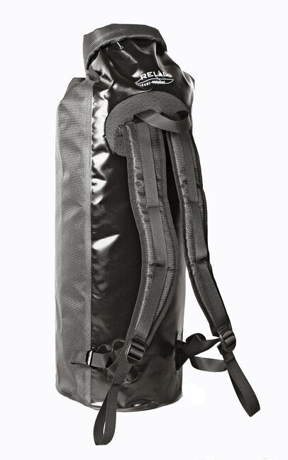 BasicNature водонепроникний рюкзак Duffel Bag з рольовим закриттям 40 л, чорно-червоний