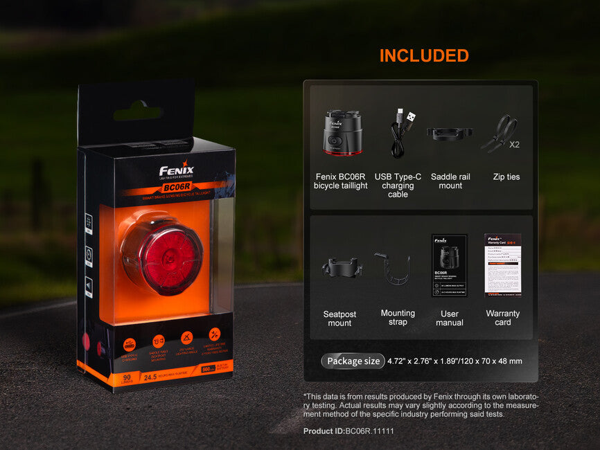 Fenix BC06R перезаряджуваний мигавець