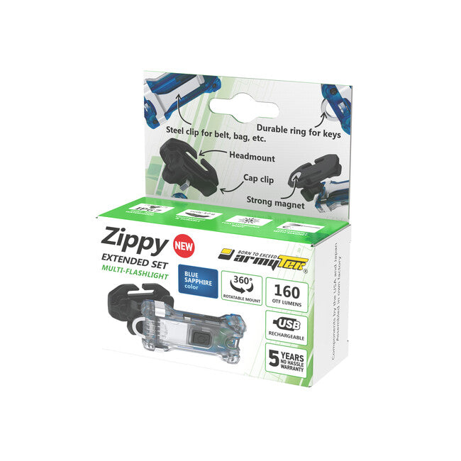 ArmyTek Zippy WR ES портативний ліхтар комплект, синій