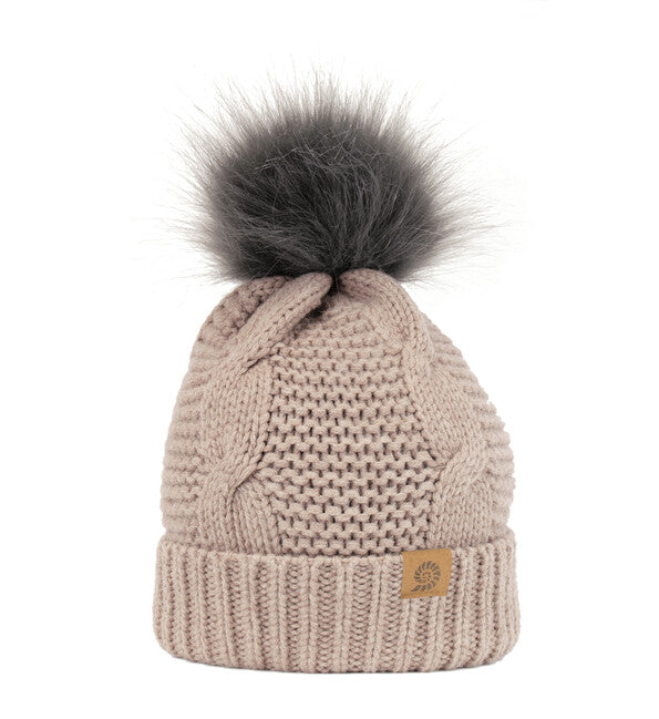 Origin Outdoors шапка Merino з помпоном, бежева