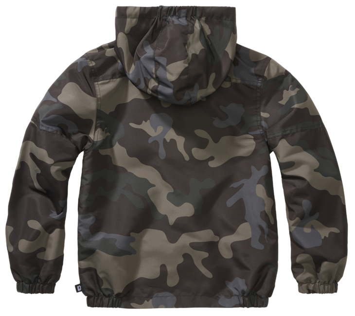 Brandit Summer Frontzip Windbreaker куртка дитяча, darkcamo