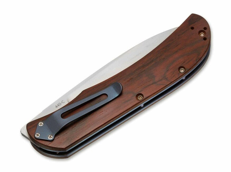 BÖKER® Exskelibur I кишеньковий ніж 8,9 см, дерево Cocobolo, титан